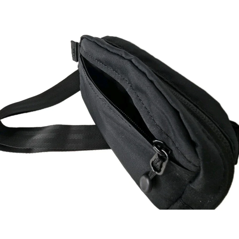 Womens Black Cross Body/ Adjustable Waist Bag Belt Bag